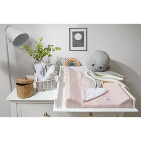 Saltea de infasat confort pentru bebelusi 70 x 50 cm - roz, Bellamy