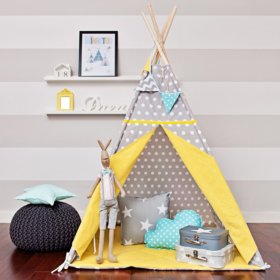 Cort pentru copii – auriu, funwithmum