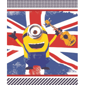 Pătură pentru copii cu simbolul minionilor 03, Faro, The Minions