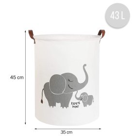 Coș pentru jucării elefanți, Ourbaby