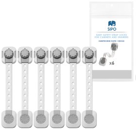 SIPO Multifunctional, inchidere inteligenta pentru dulapuri si sertare - 6 buc, Sipo