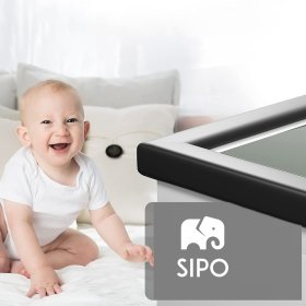 SIPO Banda de protectie pentru margini mobila, neagra - 1 buc, Sipo