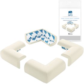SIPO Protectie cu spuma pentru coltare de mobila, bej - 4 buc, Sipo