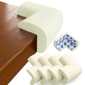 SIPO Protectie cu spuma pentru coltare de mobila, bej - 4 buc, Sipo