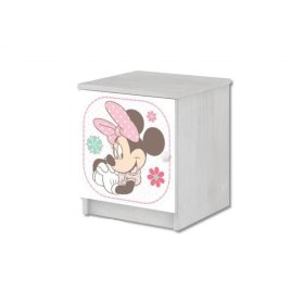 Noptiera pentru copii Minnie Mouse - decor din pin norvegian, BabyBoo, Minnie Mouse