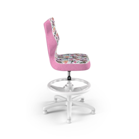 Scaun de birou ergonomic pentru copii reglat la o inaltime de 119-142 cm - fluturi