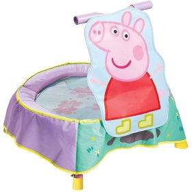 Trambulina pentru copii cu maner - Peppa Pig