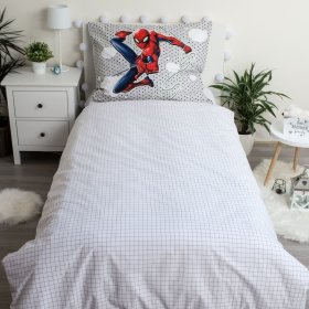 Lenjerie de pat cu efect strălucitor Spiderman 140 x 200 cm + 70 x 90 cm