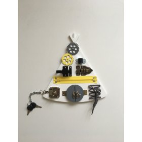 Tablou de activitate - Teepee - alb, ABAM