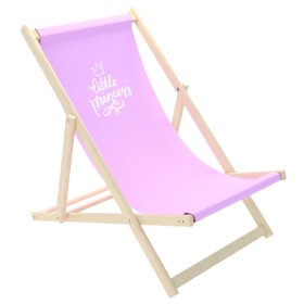 Mica printesa scaun de plaja - roz