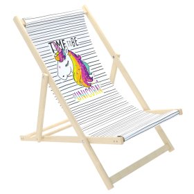 Scaun de plaja pentru copii Unicorn, CHILL