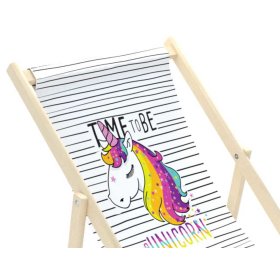 Scaun de plaja pentru copii Unicorn