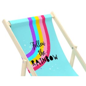 Scaun de plaja pentru copii Rainbow, Chill Outdoor
