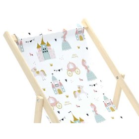 Scaun de plaja pentru copii Printesa si lacat, Chill Outdoor