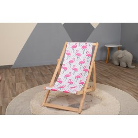 Scaun de plaja pentru copii Flamingos