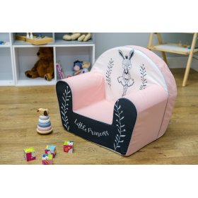 Scaun copii Bunny Ballerina - alb-roz