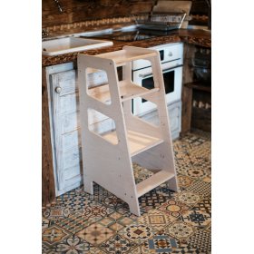 Turnul de învățare Montessori Hugo MAXI 90 - natural, LilaBaby