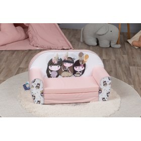 Canapea pentru copii Little Indians - roz, Delta-trade