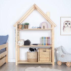 Raft cu polițe House FRANK - natural, Litdrew
