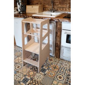 Turnul de învățare Montessori Hugo MINI 75 - natural, Ourbaby