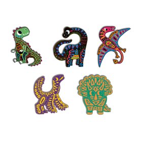 Janod zgârie poze Dinosaurs Atelier Set Mini 5+, JANOD