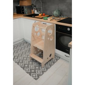 Turnul de învățare Montessori Lena MINI 75 - natural, Ourbaby