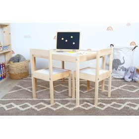 Masa pentru copii si 2 scaune LETTO, Ourbaby®