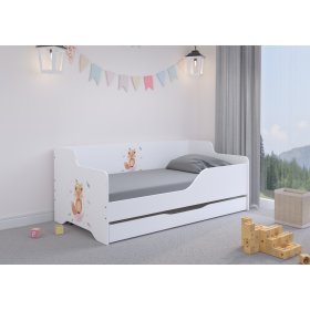 Pat pentru copii cu spătar LILU 160 x 80 cm - Vulpe
