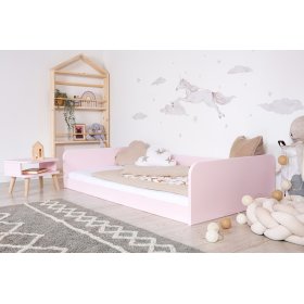 Pat care crește odată cu copilul Nell 2in1 - roz pudră, Ourbaby