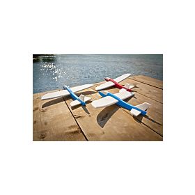Avion de aruncare FLY-POP - galben