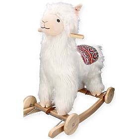 Alpaca pe cal balansoar cu roți