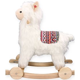Alpaca pe cal balansoar cu roți