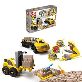 ART CRAFT Set de nisip kinetic - Creează, construiește, demontează