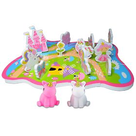 Autocolante de baie Lumea Unicorni