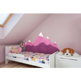Protecție cu spumă pentru peretele din spatele patului Munții - roz, VYLEN