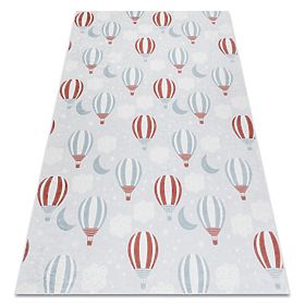 BAMBINO 1349 covoraș de spălare Balonașe, nori pentru copii antiderapant - gri, F.H.Kabis