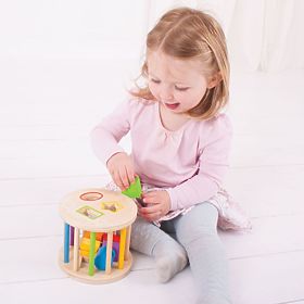 Bigjigs Baby Roller cu forme