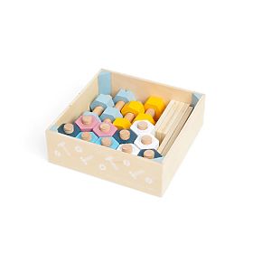 Bigjigs Lădiță cu piulițe și șuruburi