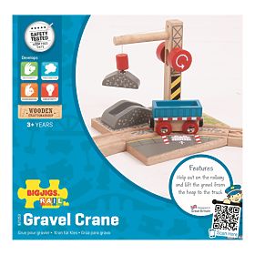 Bigjigs Rail Macara cu pietriș