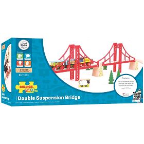 Bigjigs Rail Pod cu șină dublă