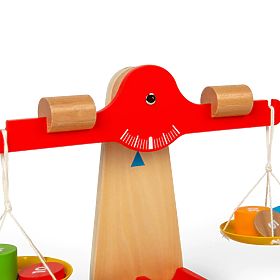 Bigjigs Toys Balanta cu greutăți de echilibrare