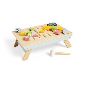 Bigjigs Toys Banc de lucru cu ciocan pentru copii