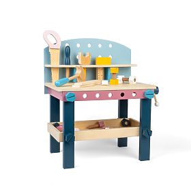 Bigjigs Toys Banc de lucru pentru copii cu unelte, Bigjigs Toys
