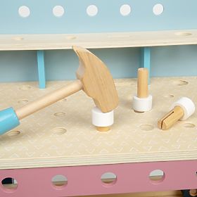 Bigjigs Toys Banc de lucru pentru copii cu unelte, Bigjigs Toys