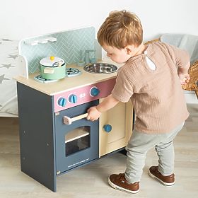 Bigjigs Toys Bucătărie pentru copii în stil scandinav, Bigjigs Toys