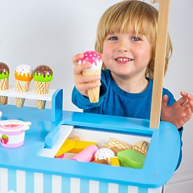 Bigjigs Toys Căruț cu înghețată