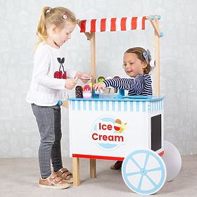 Bigjigs Toys Căruț cu înghețată, Bigjigs Toys