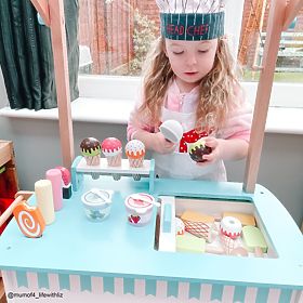 Bigjigs Toys Căruț cu înghețată, Bigjigs Toys