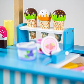 Bigjigs Toys Căruț cu înghețată, Bigjigs Toys