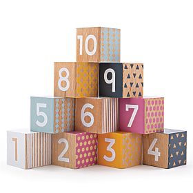Bigjigs Toys Cuburi Didactice Numere